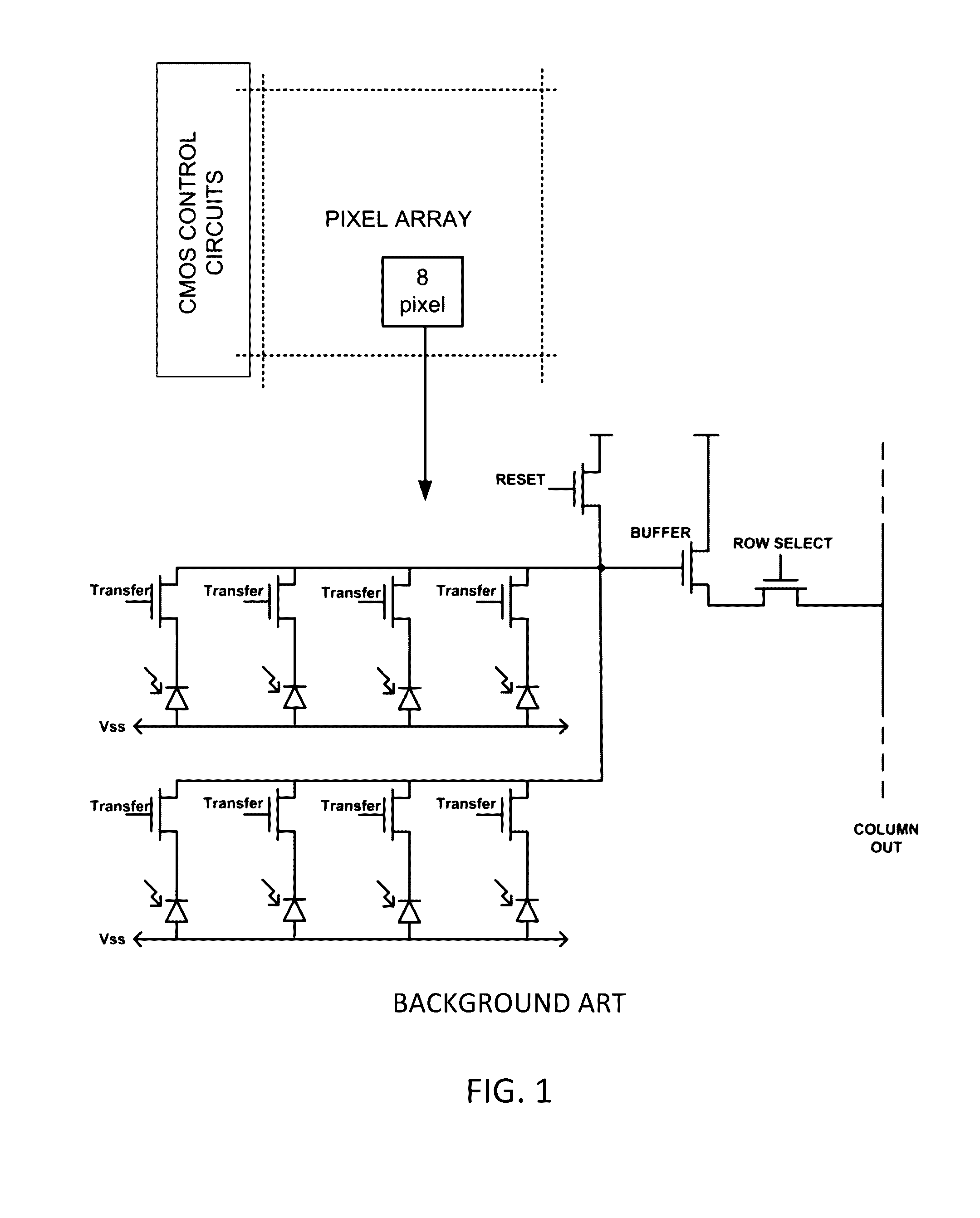 One Transistor Active Pixel Sensor with Tunnel FET