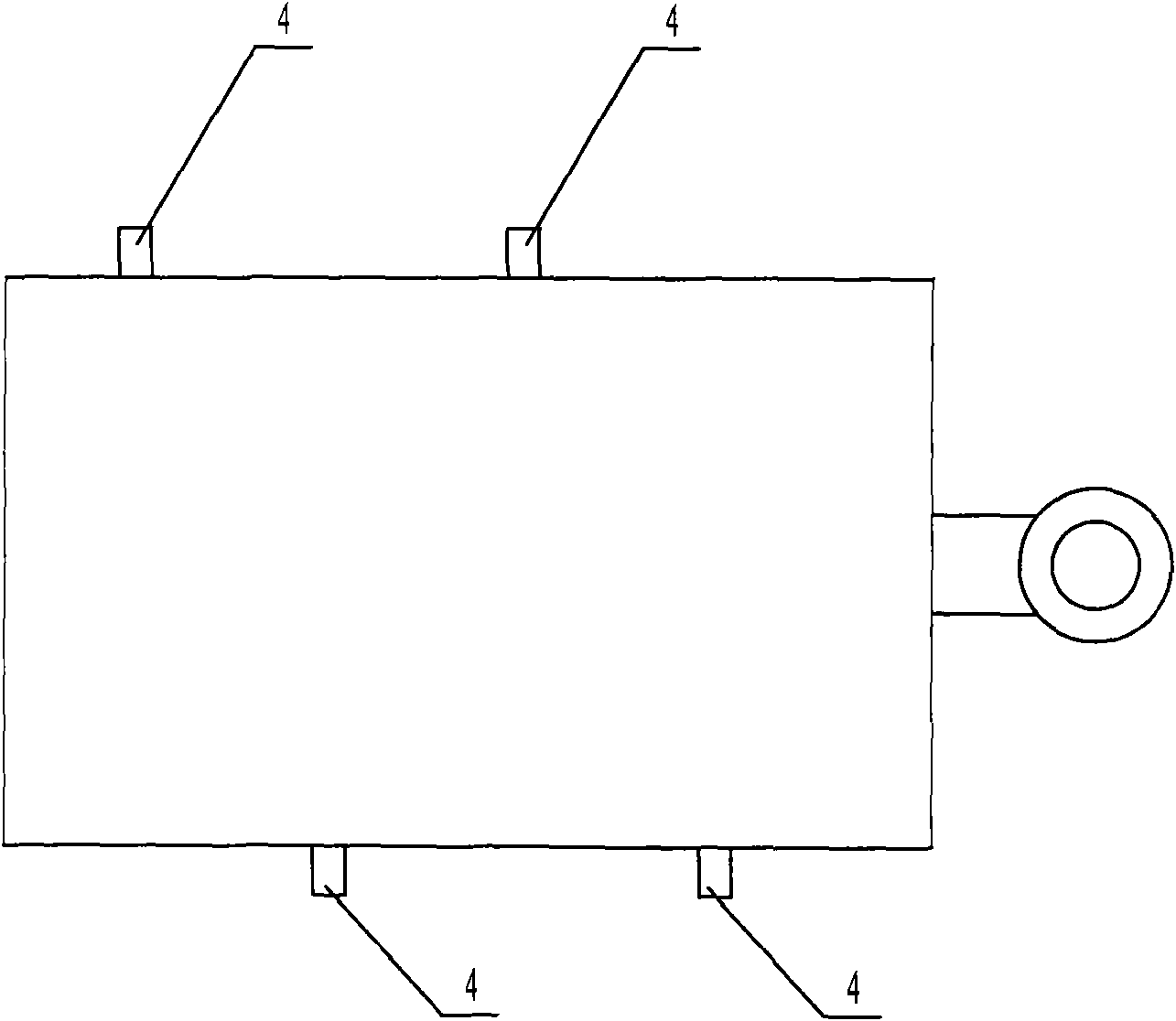 Bogie hearth furnace capable of automatically evening temperature