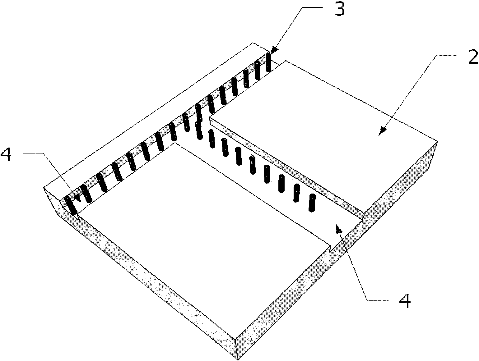 Integrally-assembled buttressed retaining wall and construction method thereof