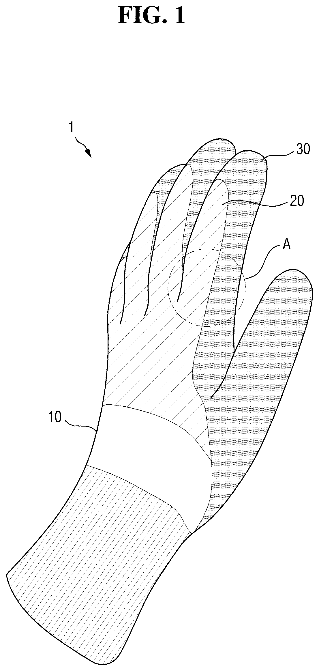 Industrial glove coated with polyurea resin composition and silicone resin, and method of manufacturing the same