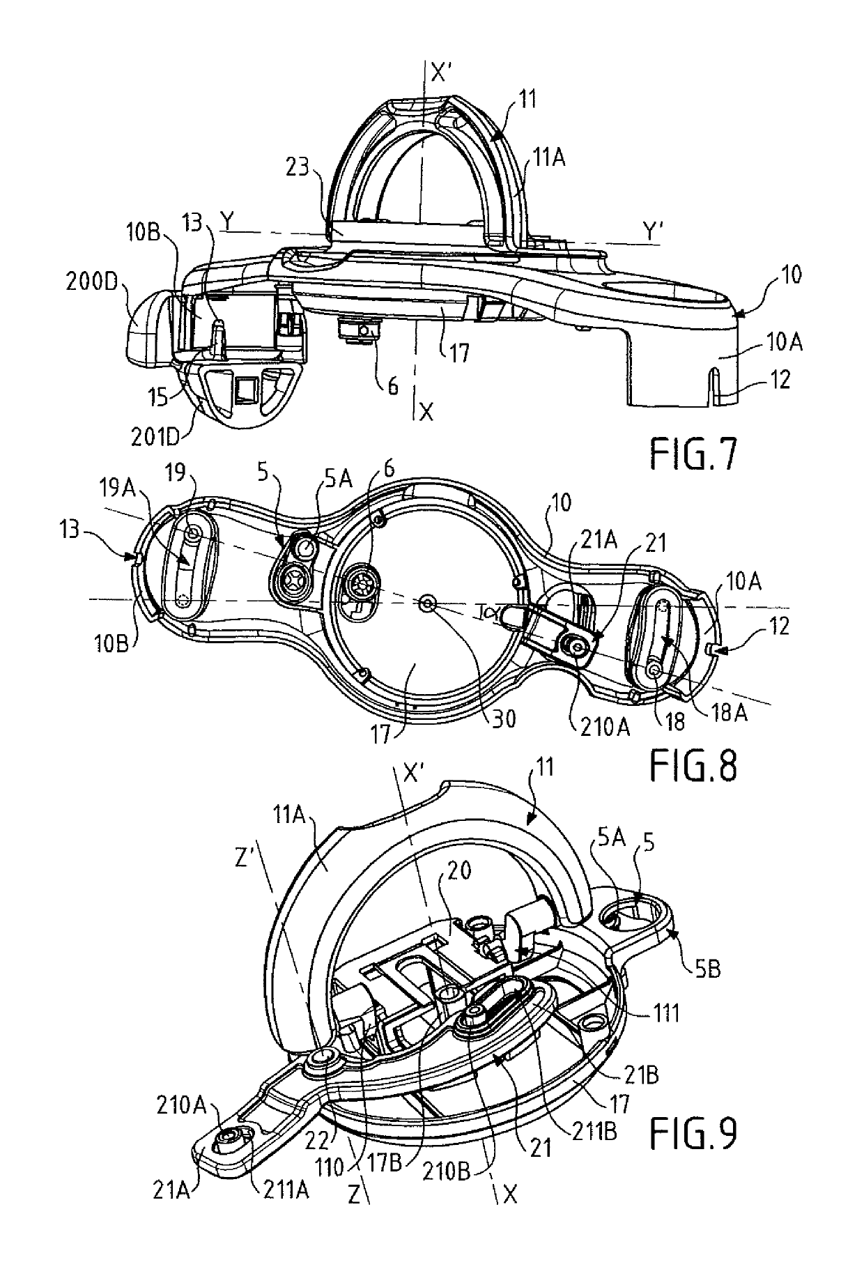 Bayonet-fitting pressure cooker provided with a vessel handle