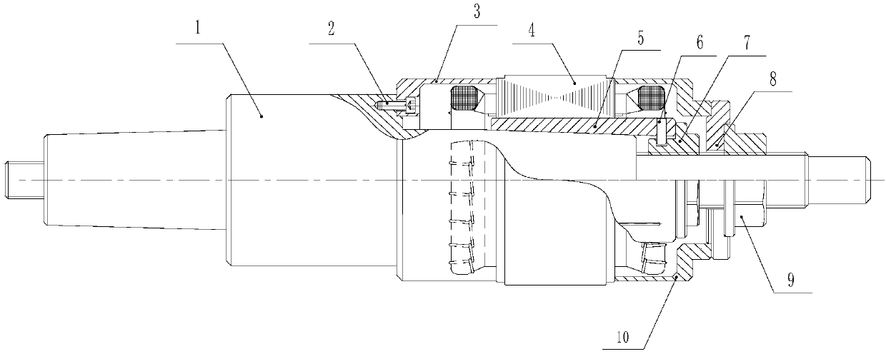 Forklift motor stator processing tool and operation method thereof