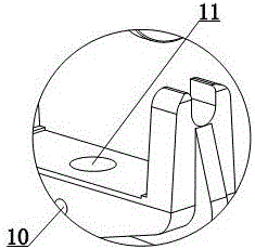 Carbon fiber heating line winding and unwinding device