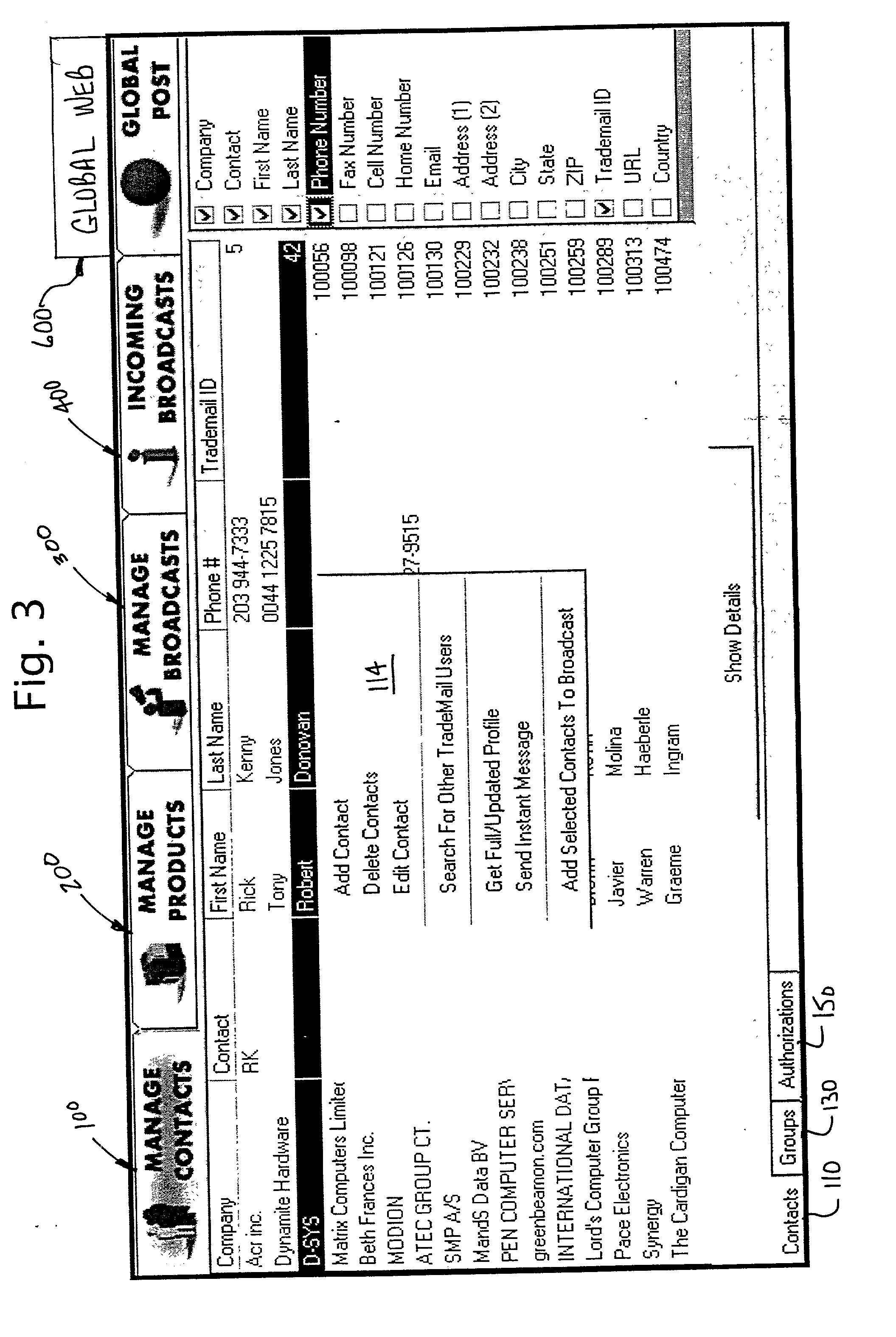 System and method for conducting business-to-business communications