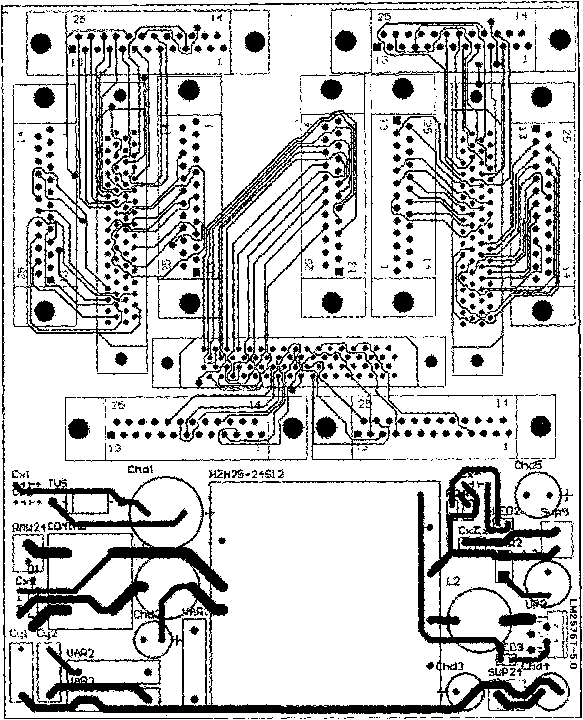 One chip voltage high speed cruising inspection system facing fuel cell