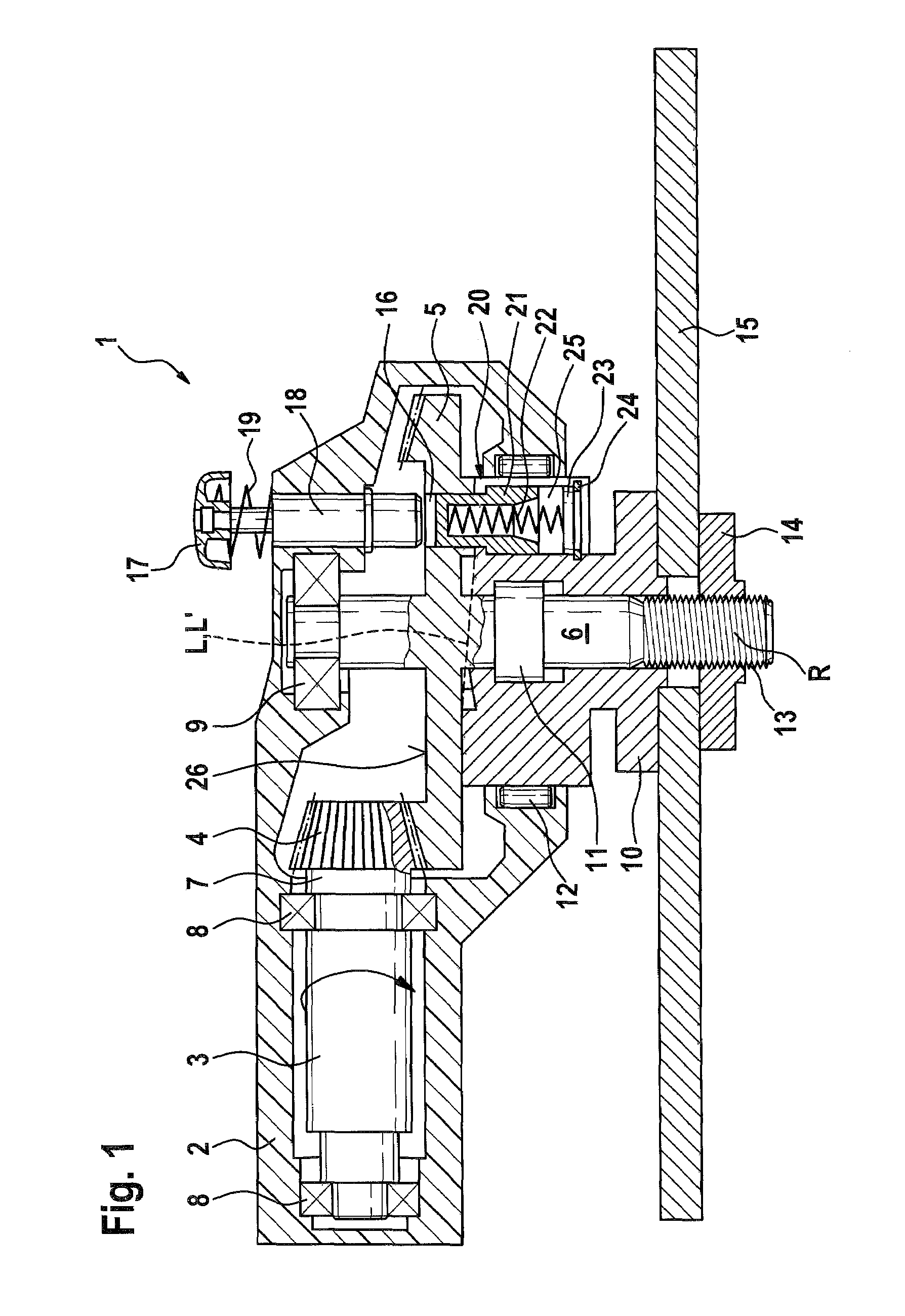 Clamping fixture for detachably fastening a disk-shaped tool