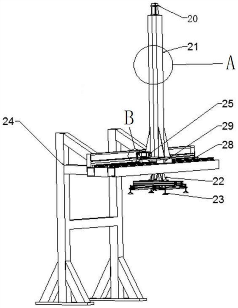 An open press connected automatic loading and unloading system and its application