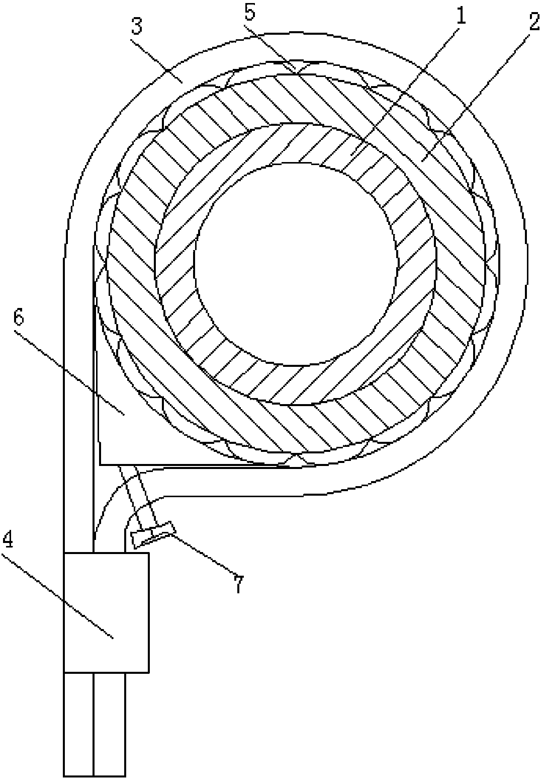 Structure for fixing car pipeline