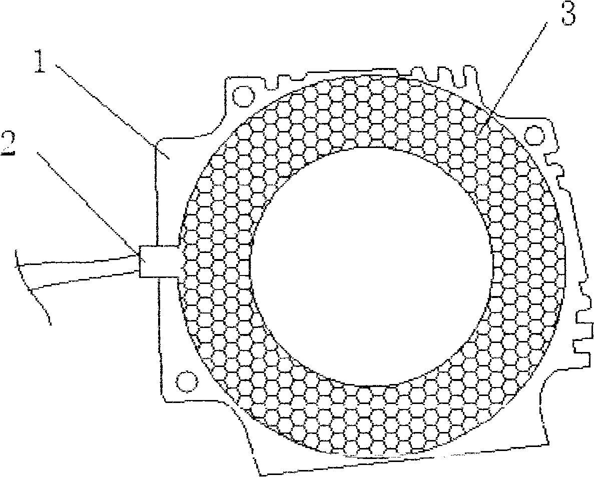 Process for encapsulating stator coil in motor