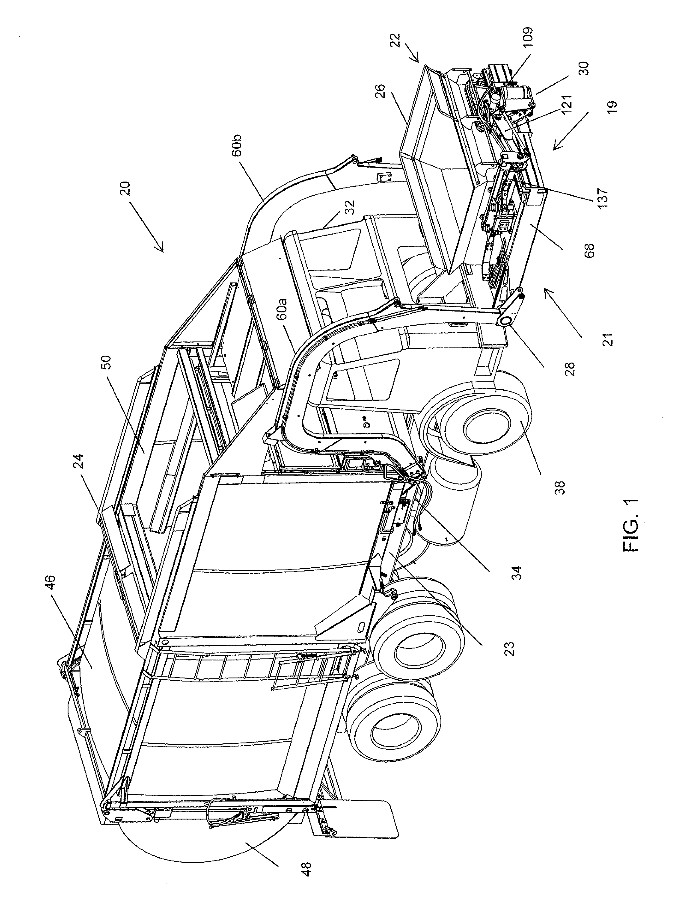 Versatile collection apparatus for front loading refuse vehicle