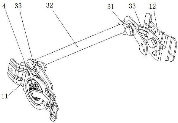 Inclination angle adjusting mechanism of seat