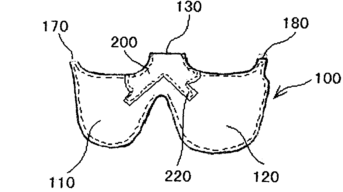 Air bag restraint device with a plurality of inflating matters
