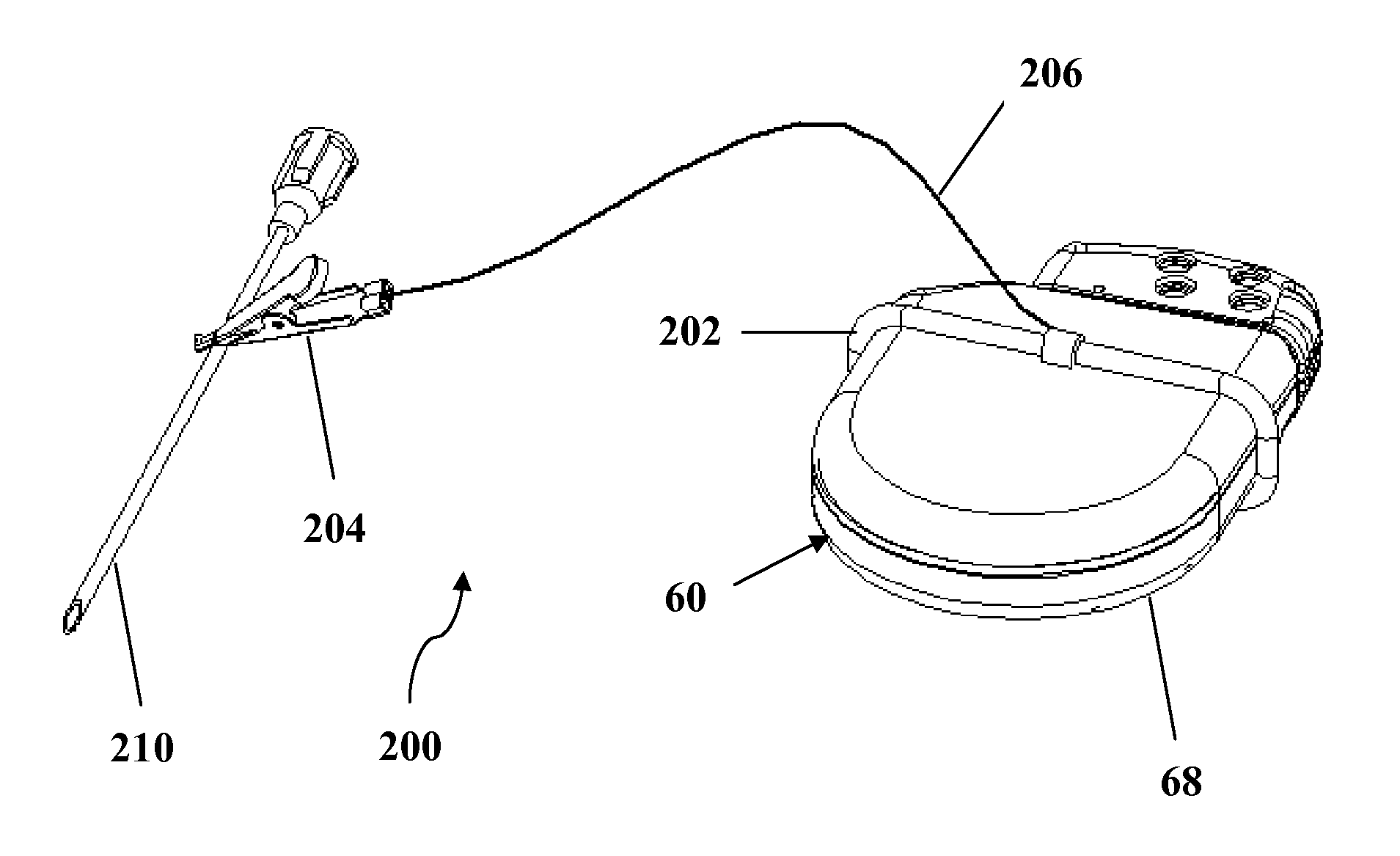 Adapter for connection to pulse generator