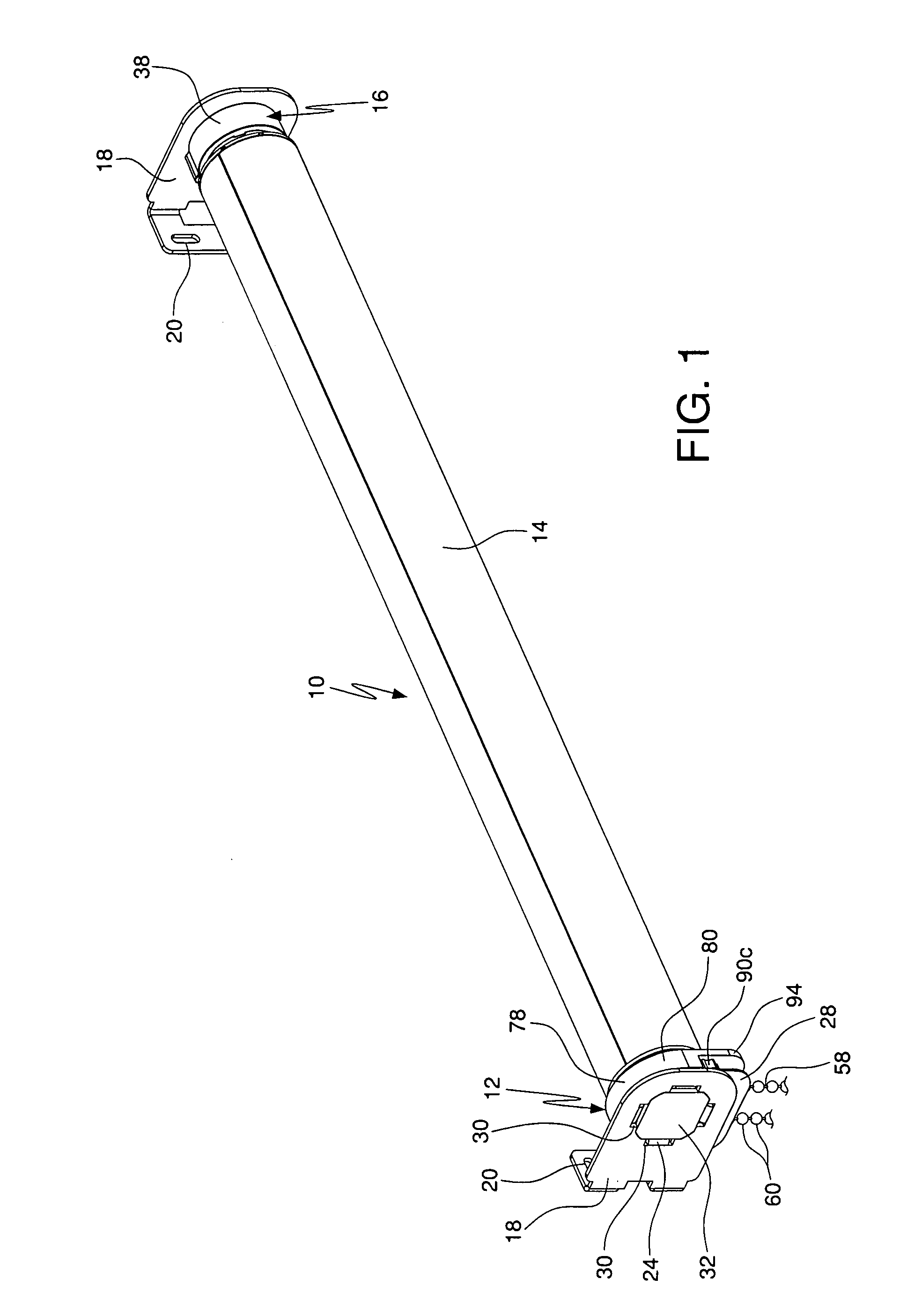 Manual roller shade having clutch mechanism, chain guide and universal mounting