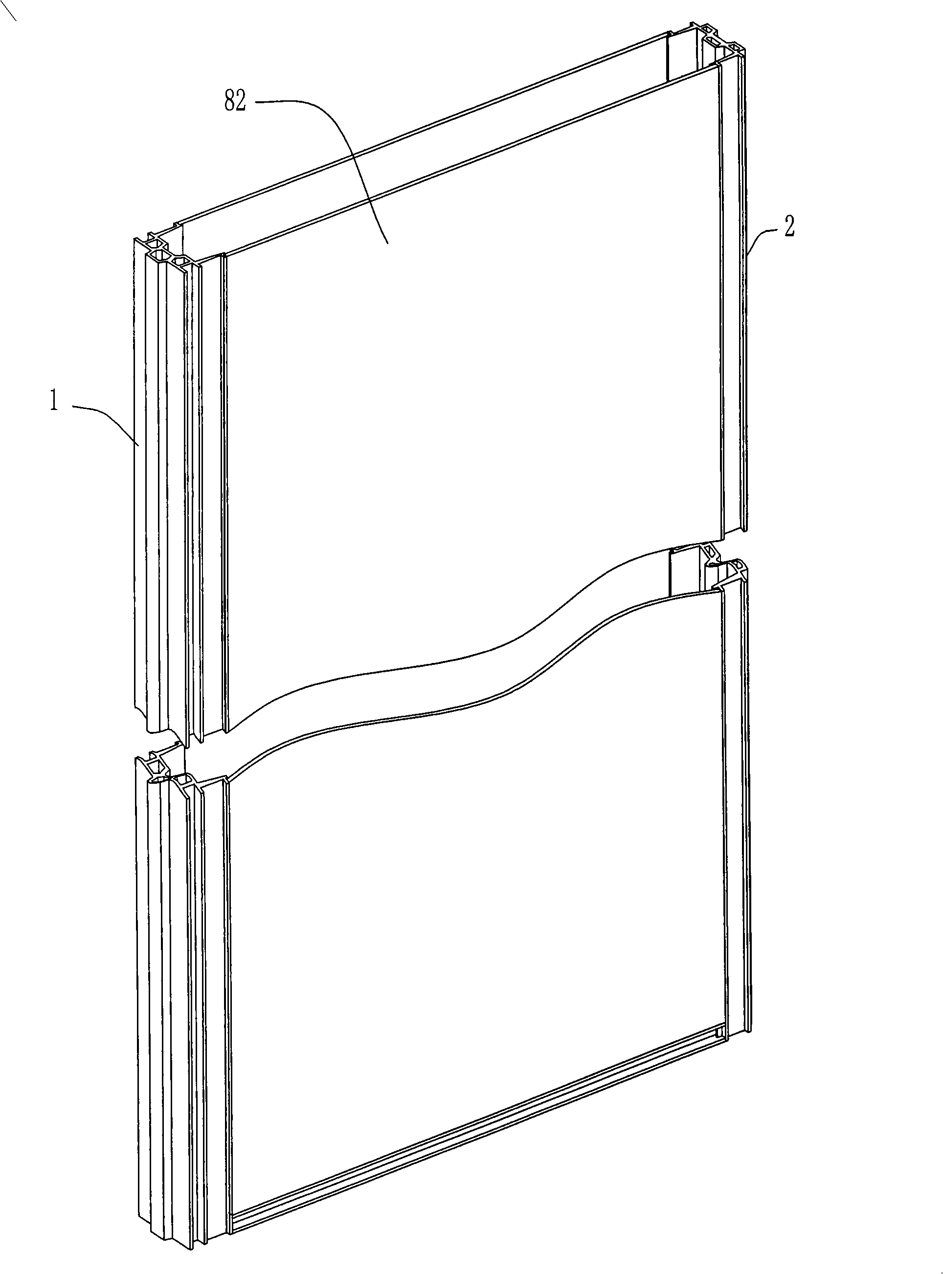 Die for fabricating light wall board and use method thereof