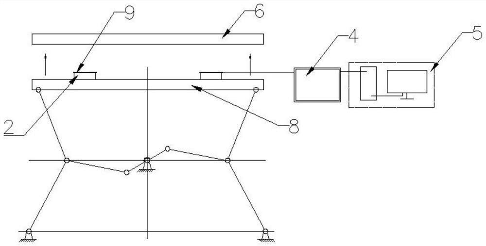 A method for detecting die-cutting pressure with a die-cutting machine pressure testing device