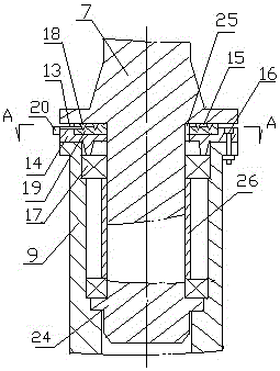 A rotary arm type lifting device used in a substation