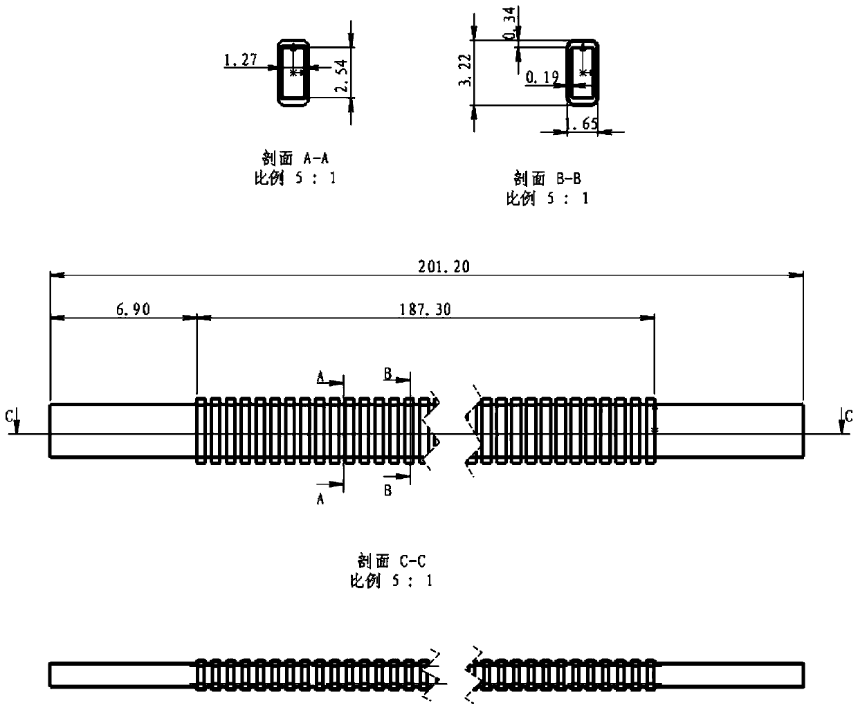 Terahertz soft waveguide tube based on PTFE material and forming method thereof