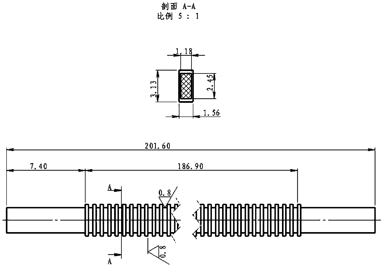 Terahertz soft waveguide tube based on PTFE material and forming method thereof