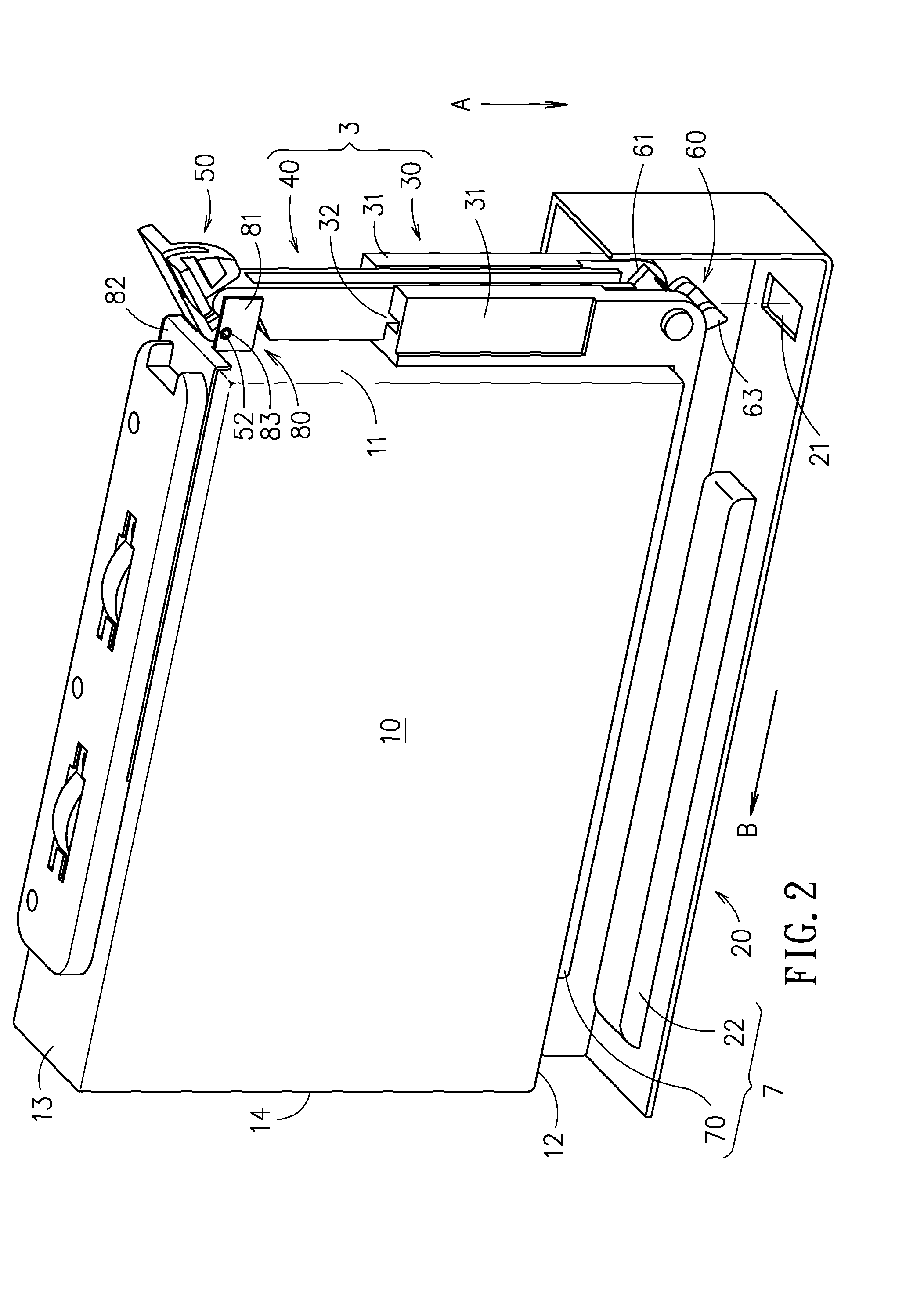 Extracting and installing structure for electrical device