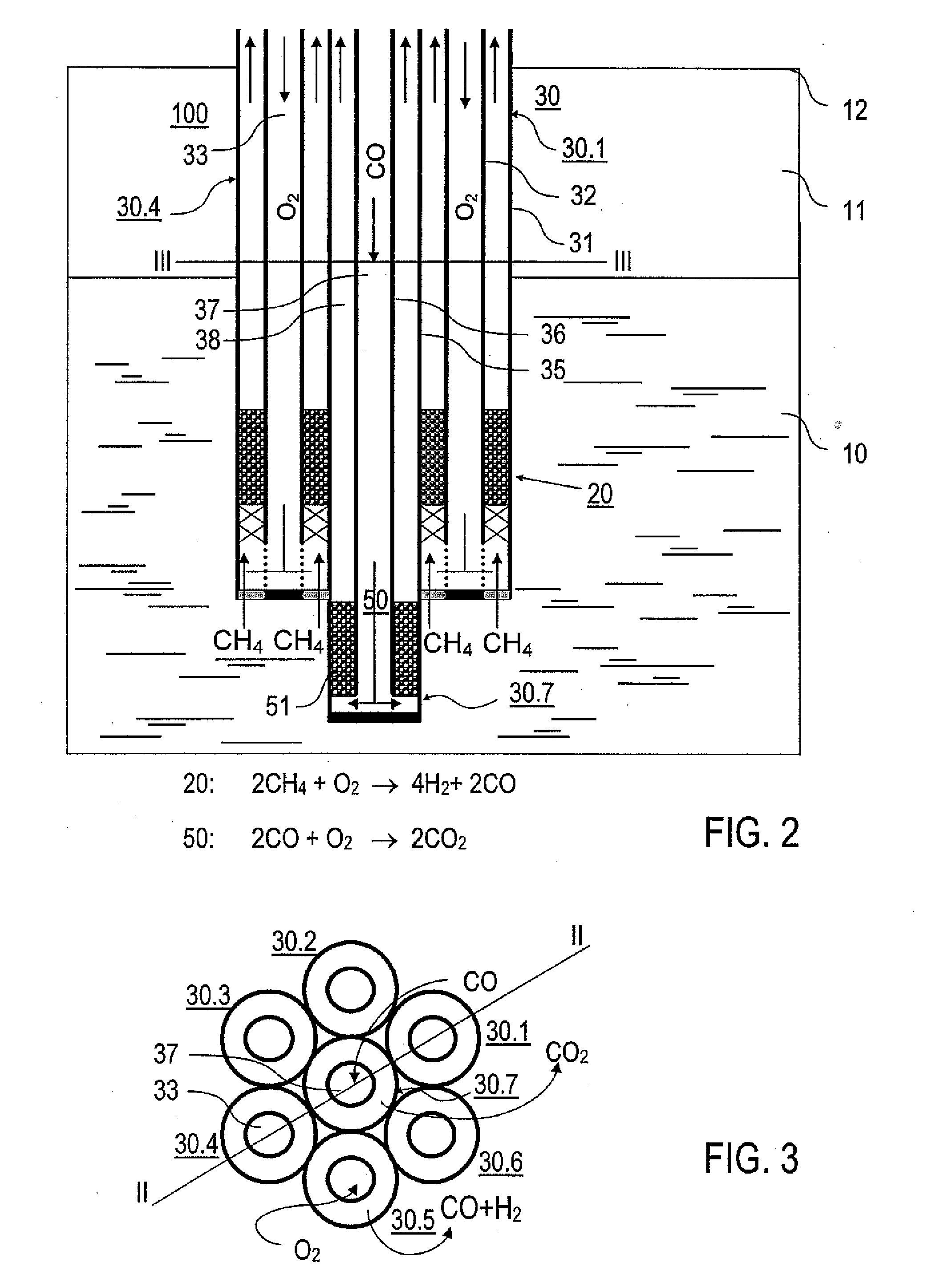 Device For The Thermal Stimulation Of Gas Hydrate Formations
