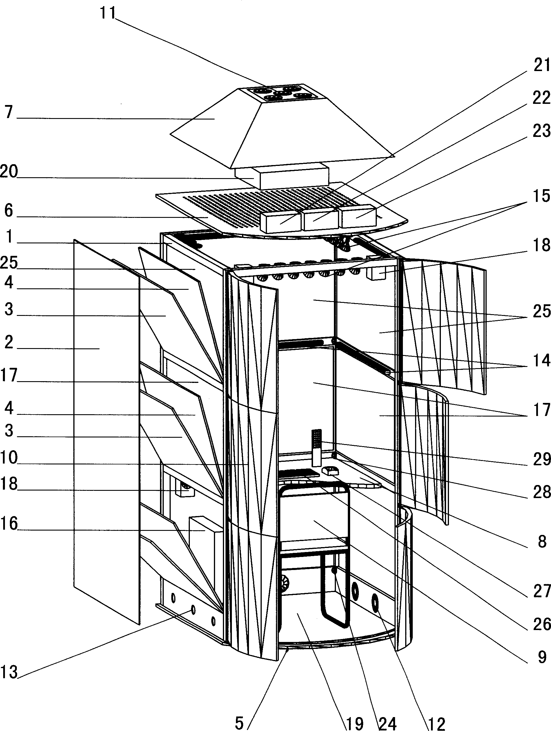 Multifunctional private room device and method therefor