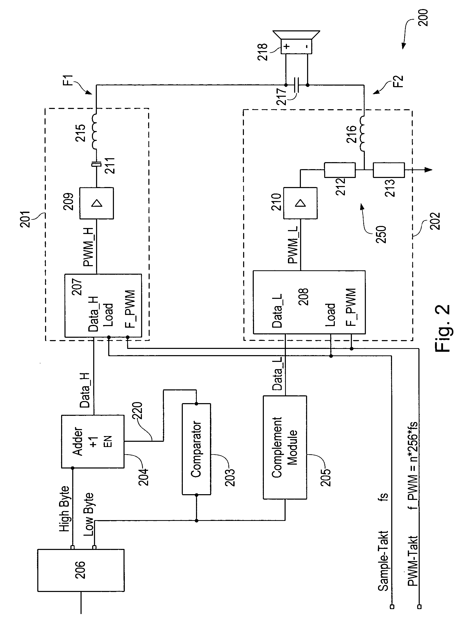 Loudspeaker control circuit
