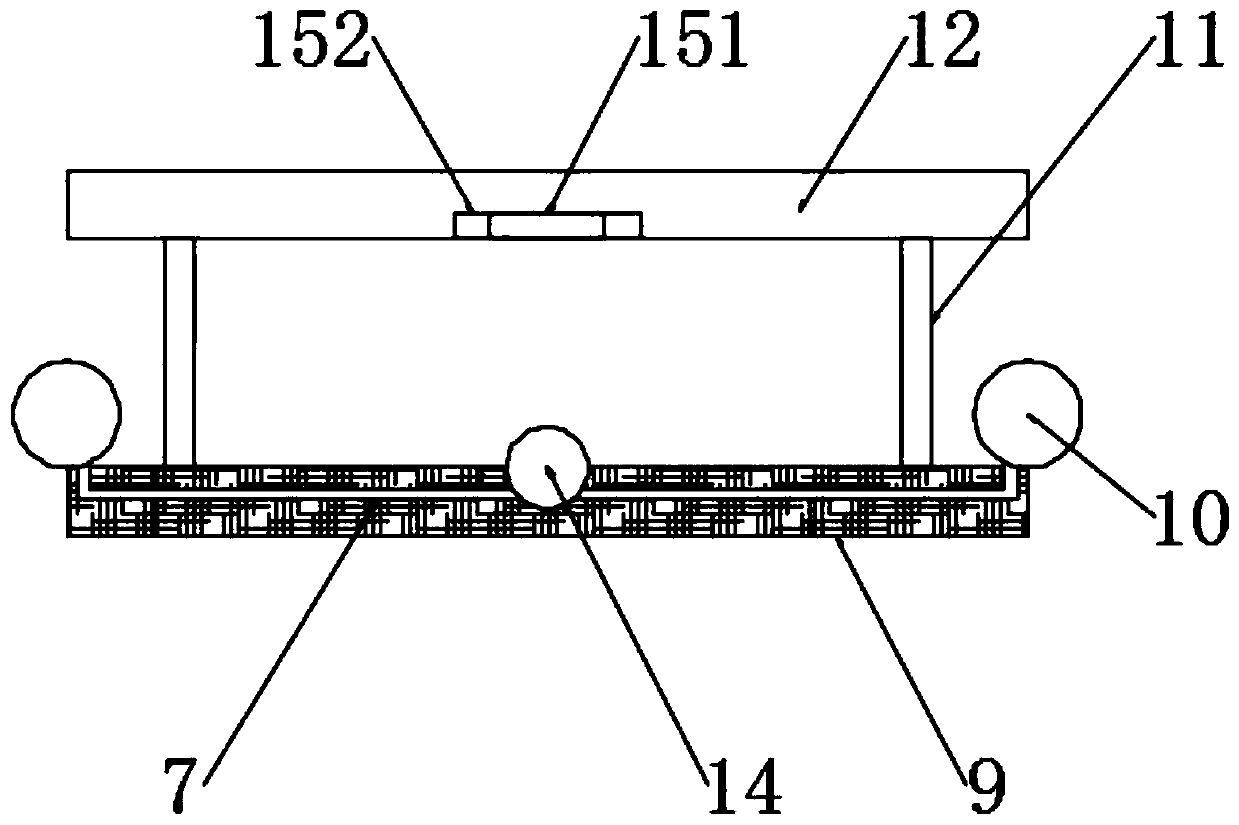 Unitized self-replacement type efficient waste gas filtering device