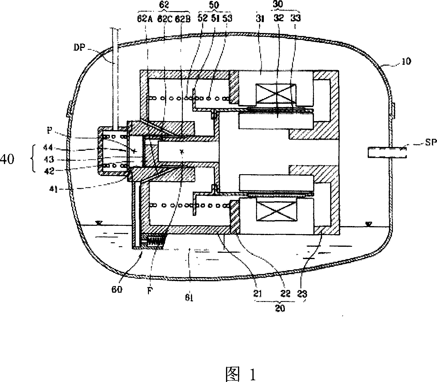Noise reducing device for reciprocating compressor