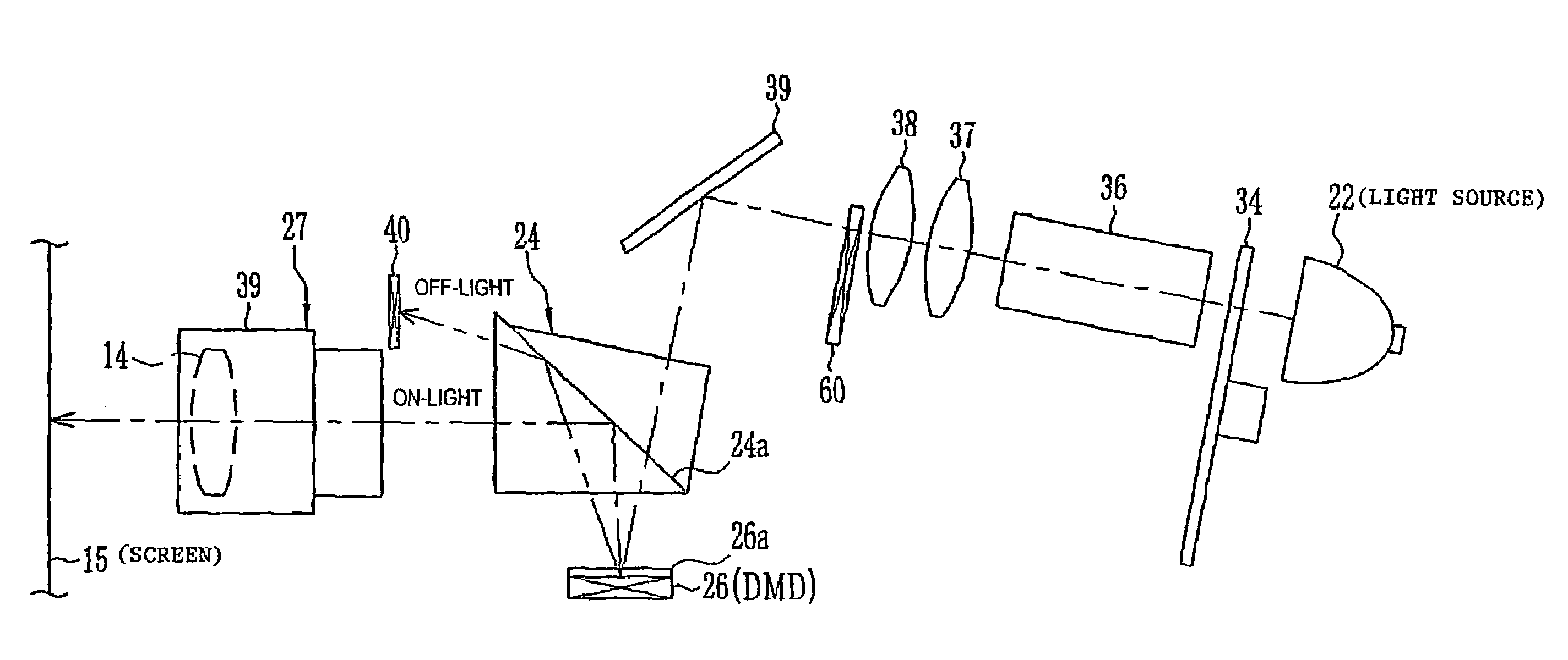 Projection image display apparatus