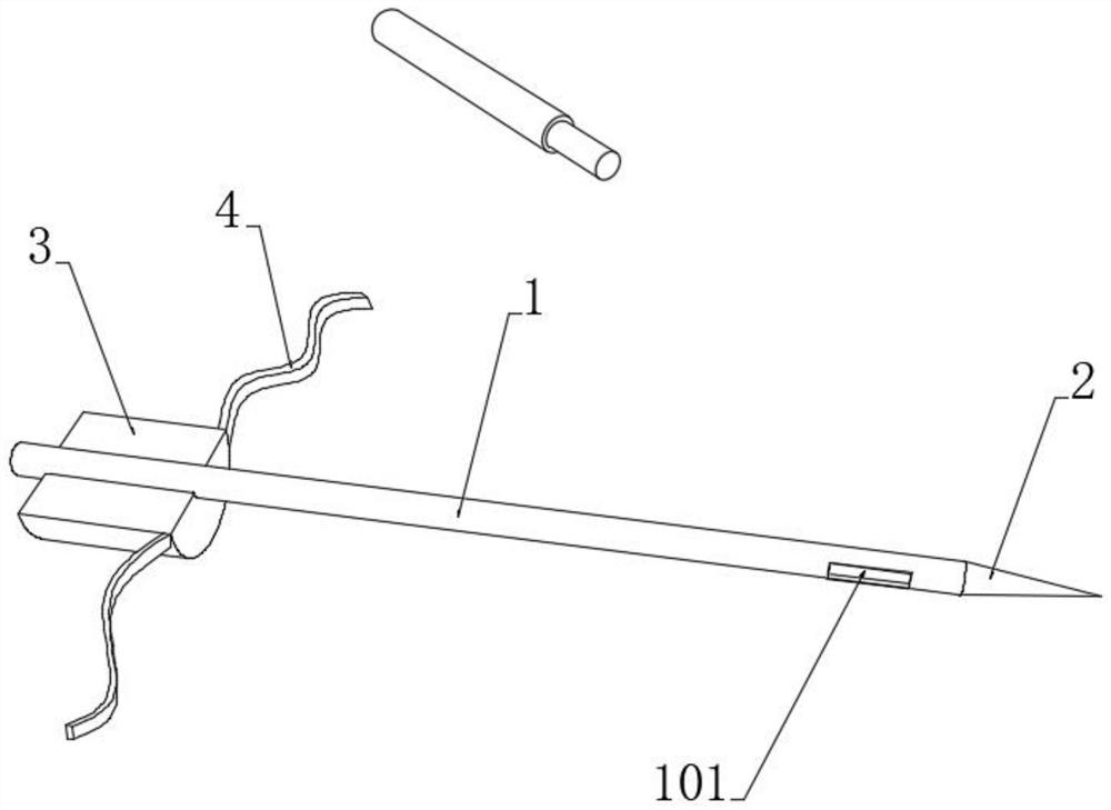 Magnetic anchoring pulmonary nodule positioning device for thoracoscopic surgery