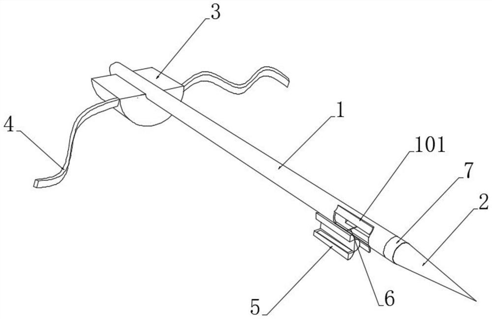 Magnetic anchoring pulmonary nodule positioning device for thoracoscopic surgery
