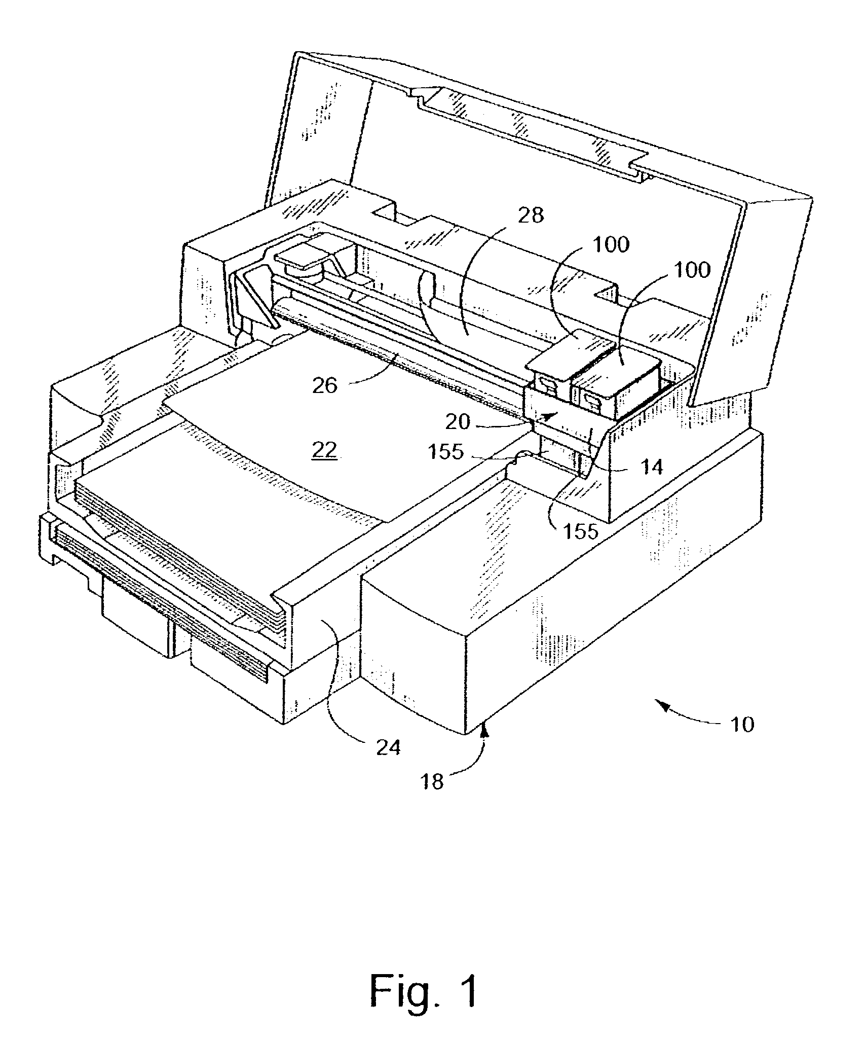 Regulation of back pressure within an ink reservoir