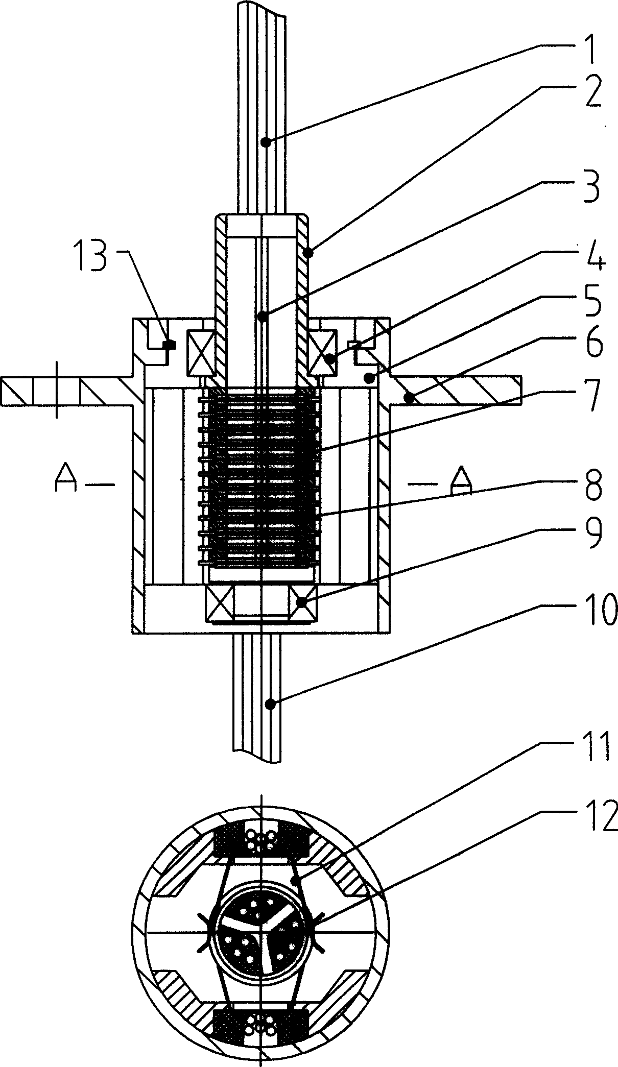 Laminated conductive rotary slip ring and producing process