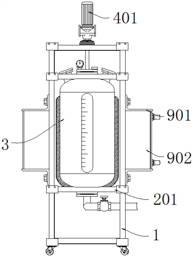 Culture kettle with temperature control structure for bio-based material production