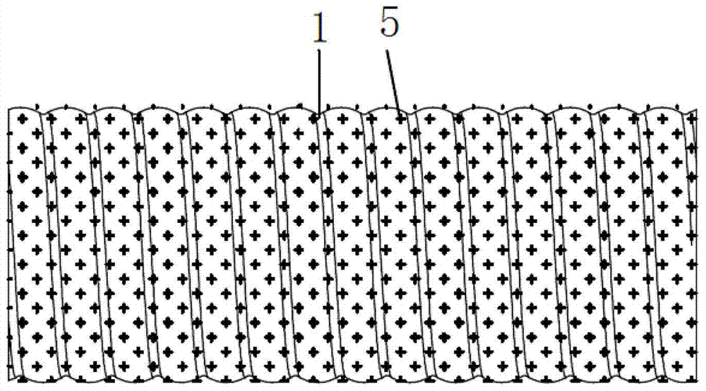 Large-diameter high-pressure-resistant hollow fiber reinforced plastic anchor rod and production process thereof