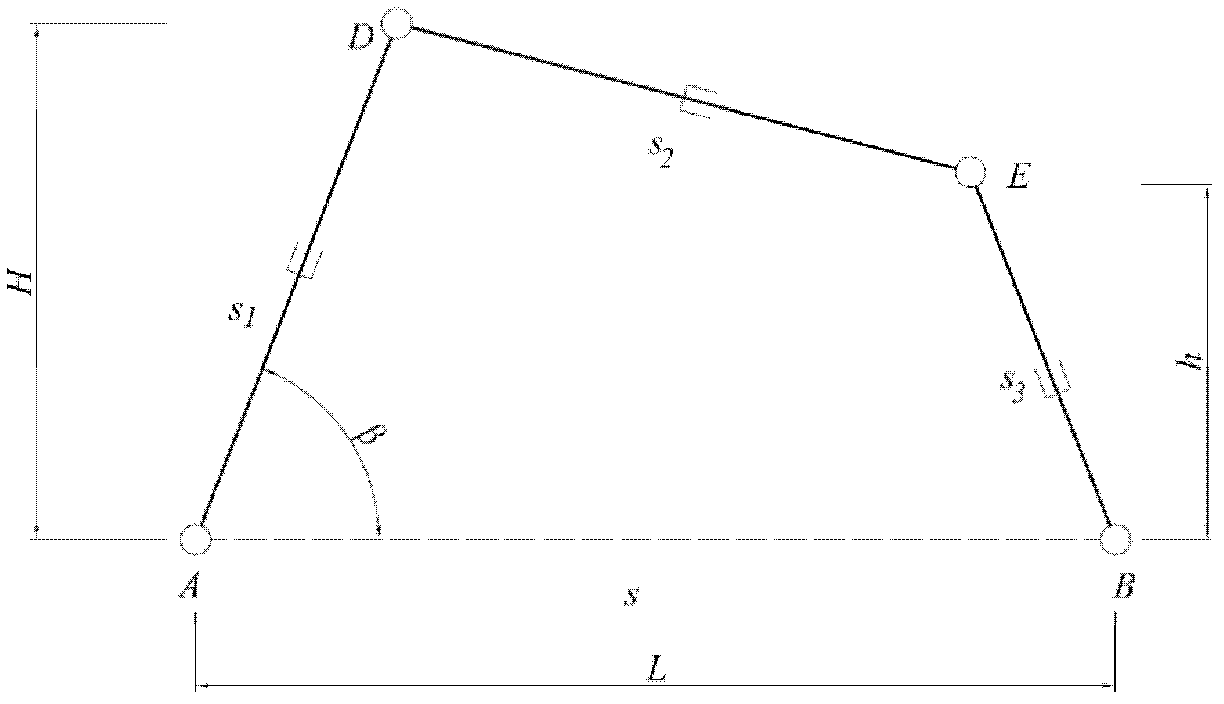 Movable truss with high-order curve shape