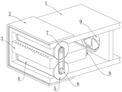 Environment-friendly vehicle air conditioner air purifying and humidifying structure