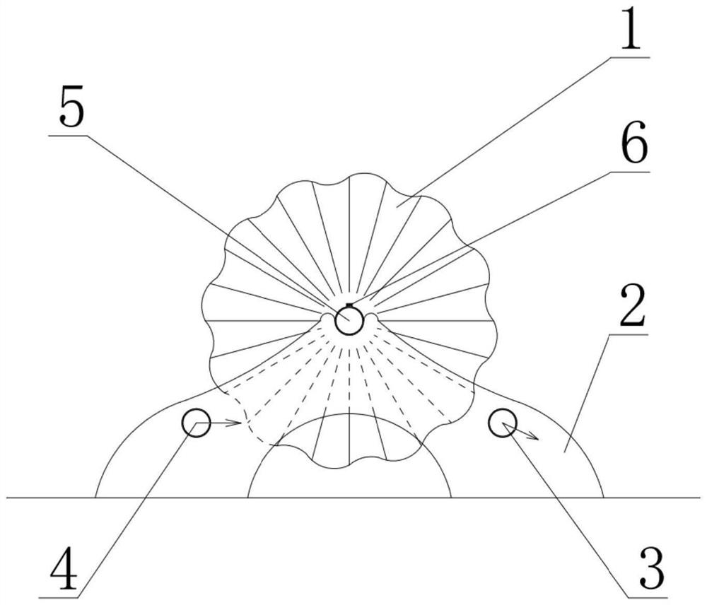 Self-cleaning attachment device for factory-like circulating aquaculture of sea cucumbers