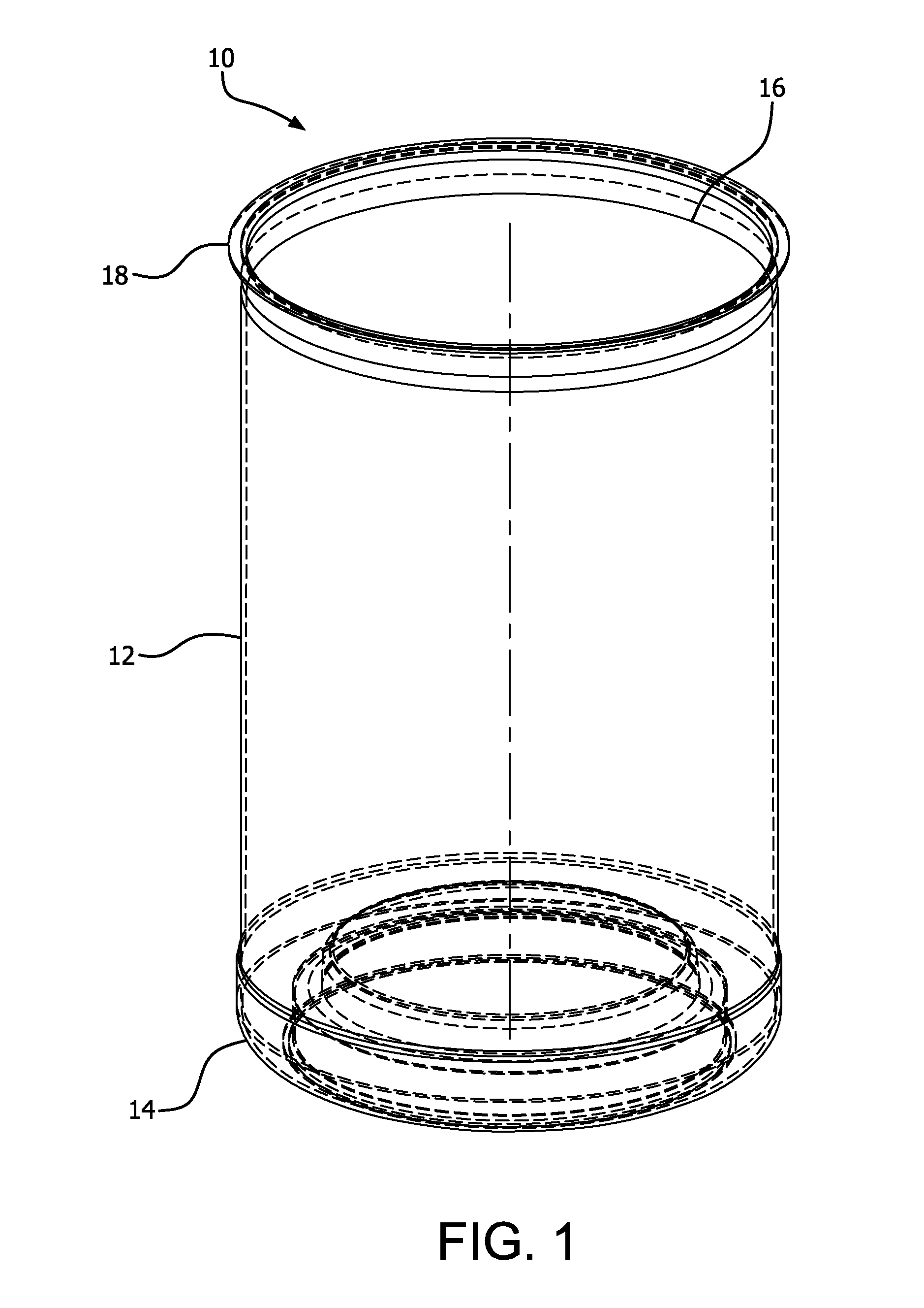 Pet containers with enhanced thermal properties and process for making same
