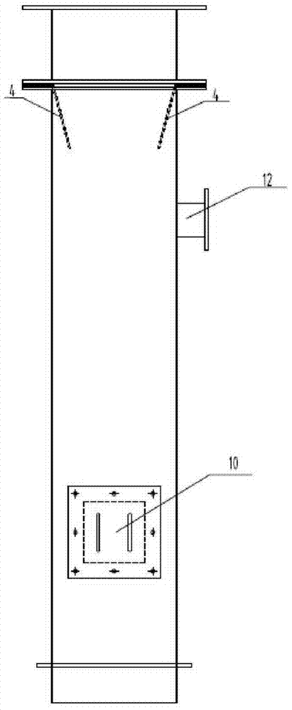 Multi-channel half-dry sludge switching device and sludge conveying system comprising same