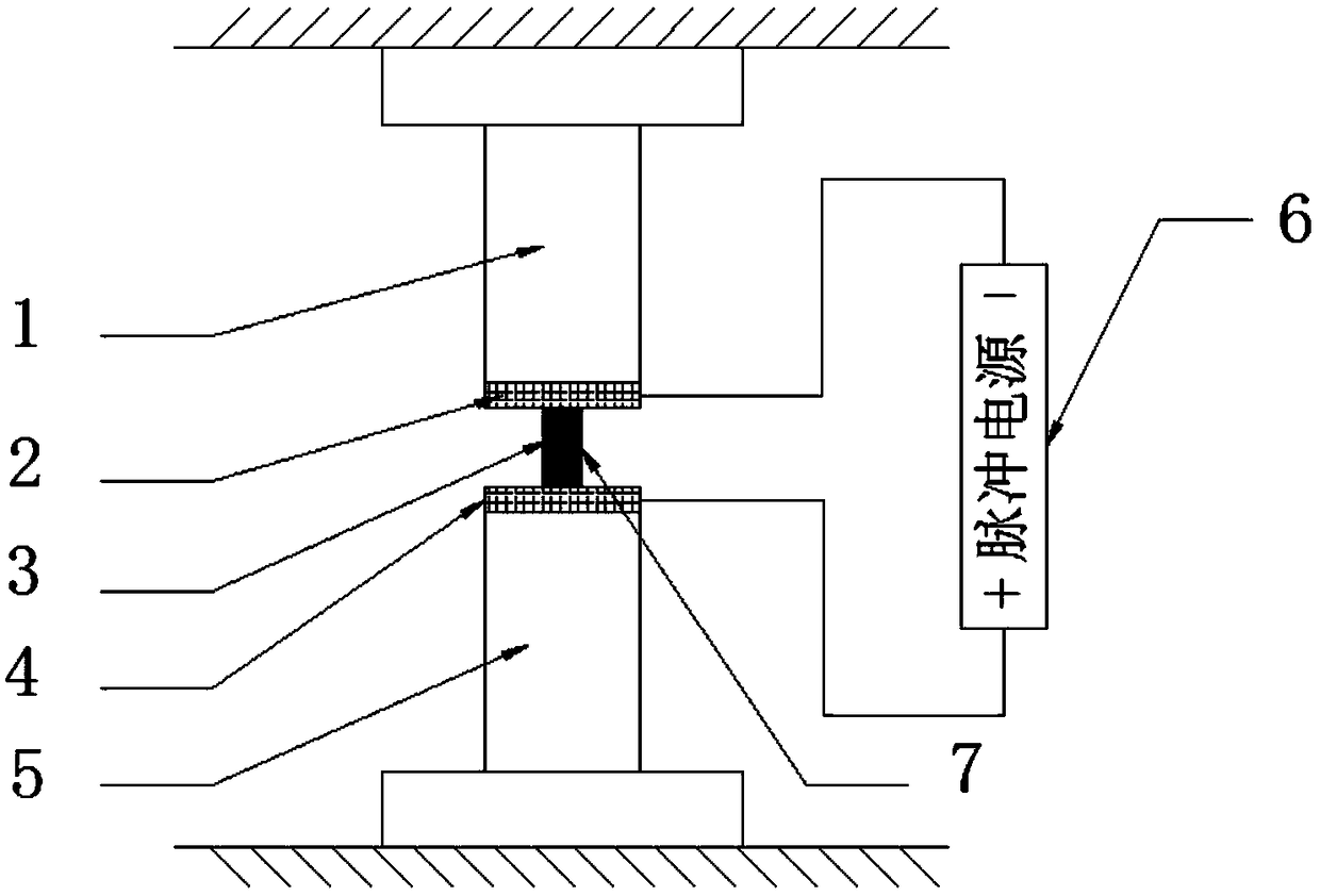 Electro-plastic multi-directional forging method and device for spray-formed aluminum alloy