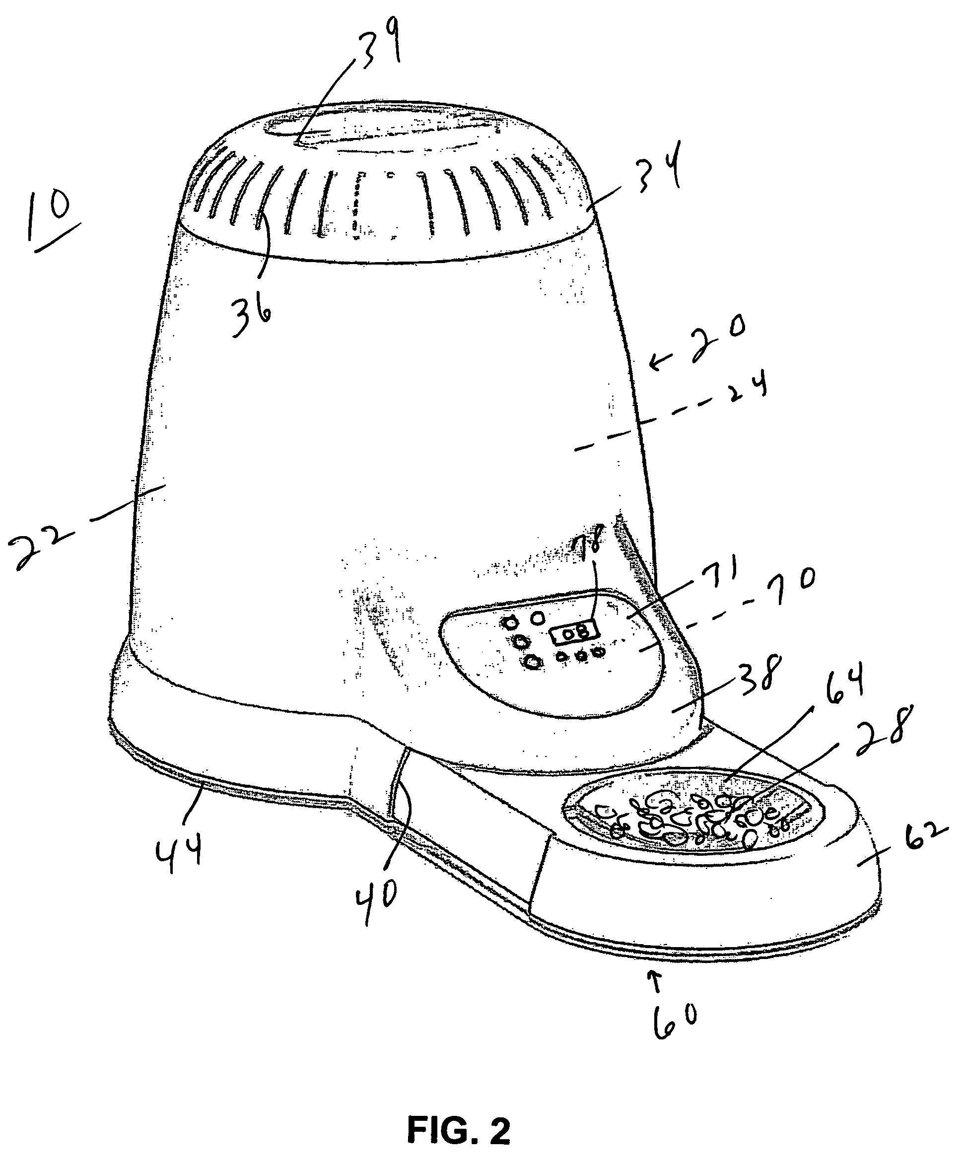 Animal feeding device and method