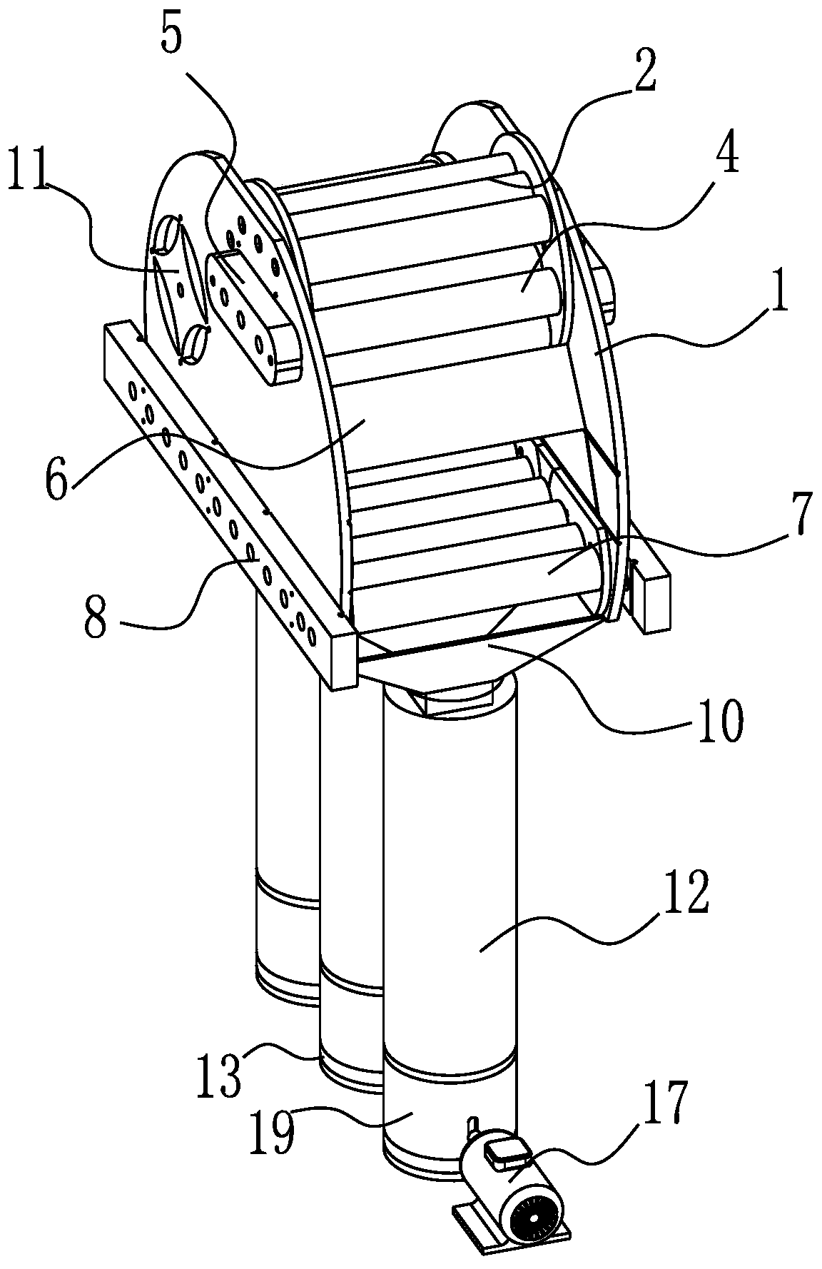 Multifunctional garlic clove disengaging and sorting machine