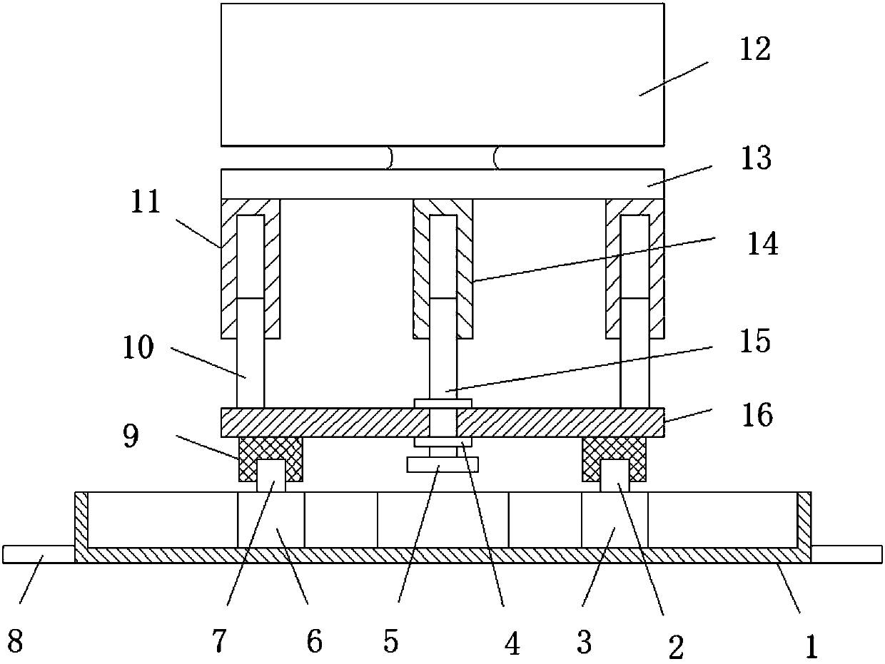 Liquid crystal display support convenient to install