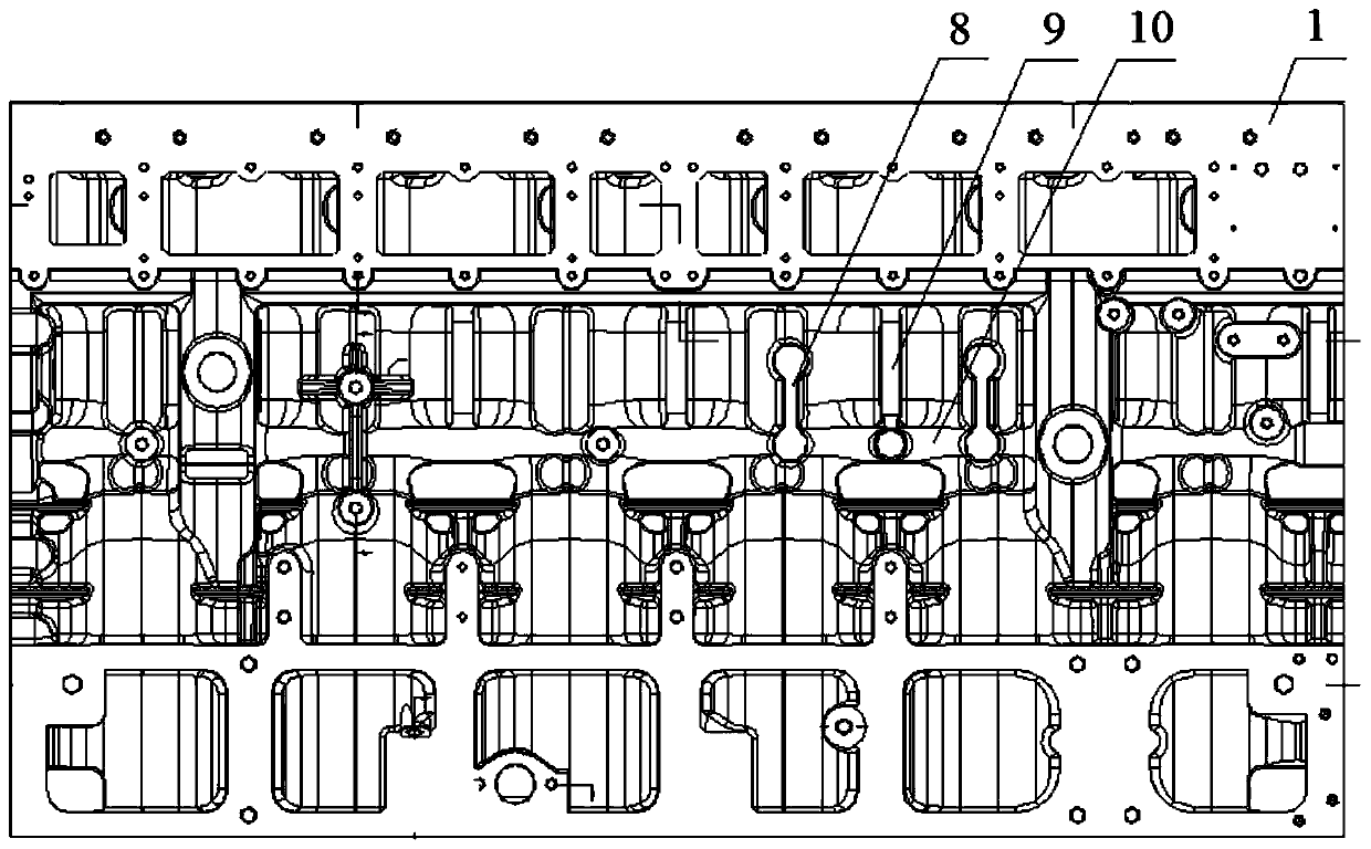 Straight cylinder block capable of improving machine body rigidity and NVH performances