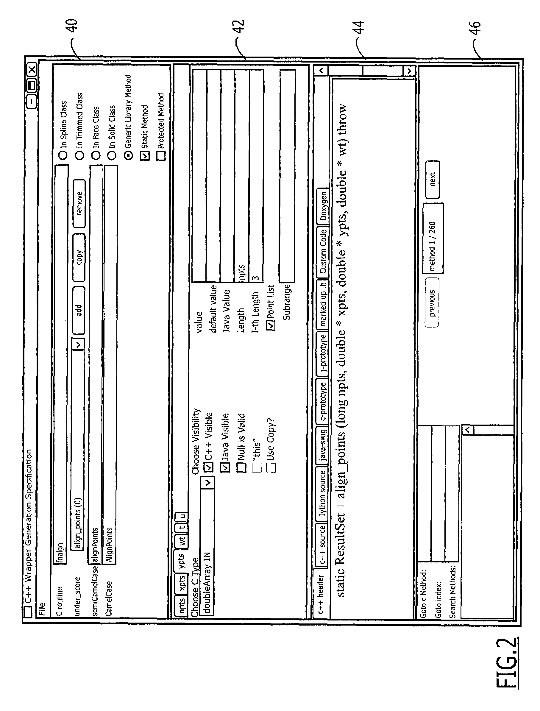 Method, Apparatus And Computer Program Product For Creating Inter-Language Interface