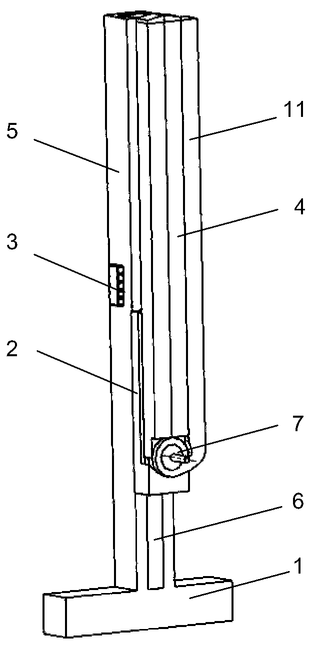 Inspection tool for automobile wheel guard and its application method