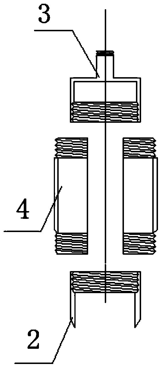 Lead screw drive mechanism for preparing indoor triaxial test original-state cohesive soil sample device in drill type