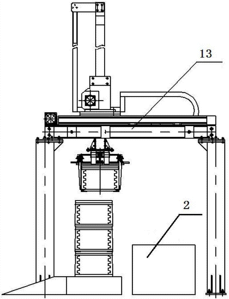 Product packaging and marking machine and application method thereof